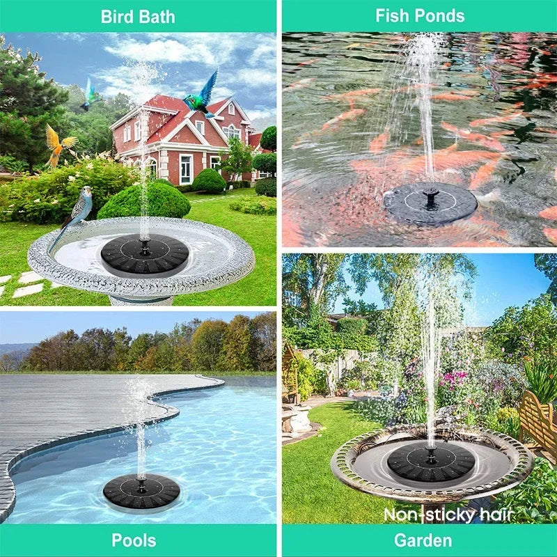 Solar Bird Bath Fountain Pump — photo 4