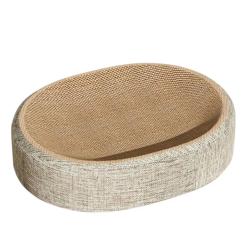 Oval Sisal Cat Scratcher Bed — photo 5