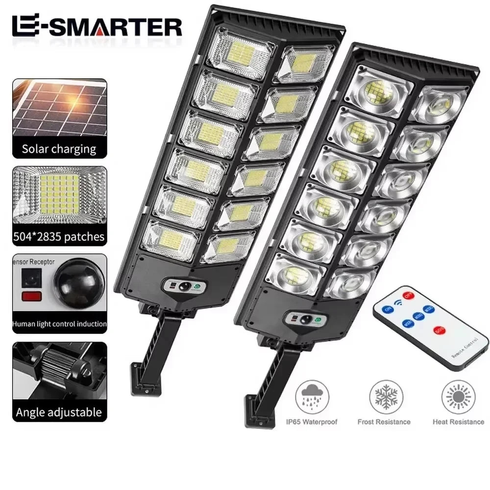 Solar Wall & Street Light with Motion Sensor & Remote — photo 2