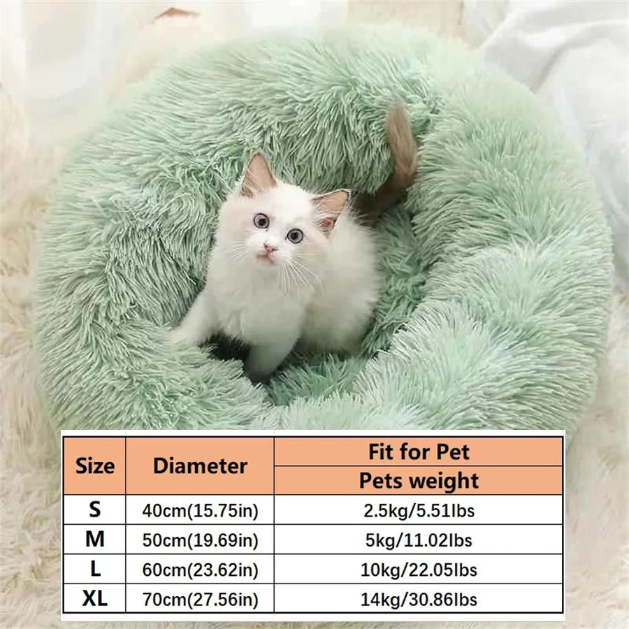 Fluffy Donut Pet Bed — Cats & Small Dogs — photo 8