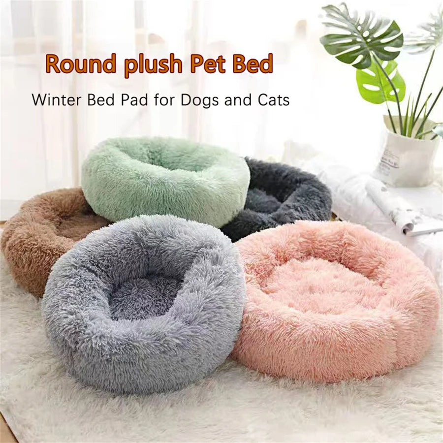 Fluffy Donut Pet Bed — Cats & Small Dogs — photo 4