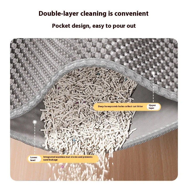 Double-Layer Cat Litter Trapping Mat — photo 2