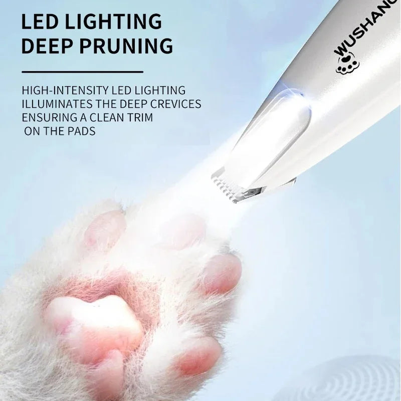 Quiet Pet Paw Trimmer with LED Light — photo 1