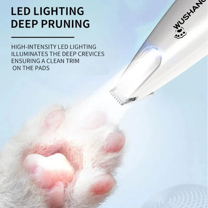 Quiet Pet Paw Trimmer with LED Light — photo 1