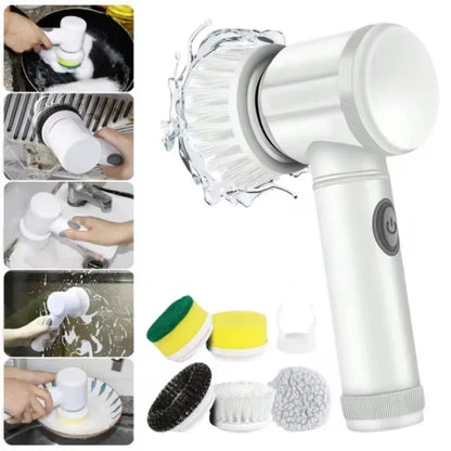 Cordless Electric Spin Scrubber — 5 Brush Heads — photo 2