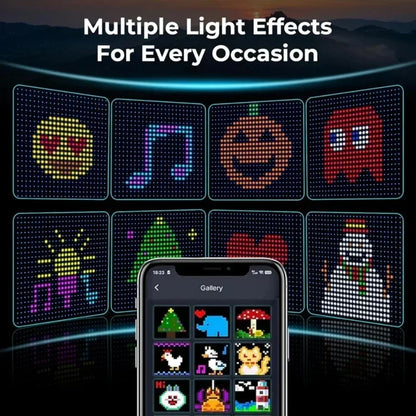 Smart Christmas Curtain Lights — App-Controlled 400 LED Pixel Display — photo 1