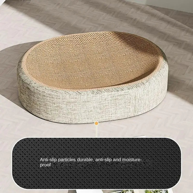 Oval Sisal Cat Scratcher Bed — photo 3