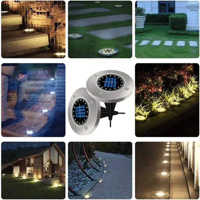 Solar Ground Lights — Warm White — photo 4