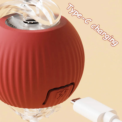 Smart Rolling Ball Cat Toy with Tail — photo 5