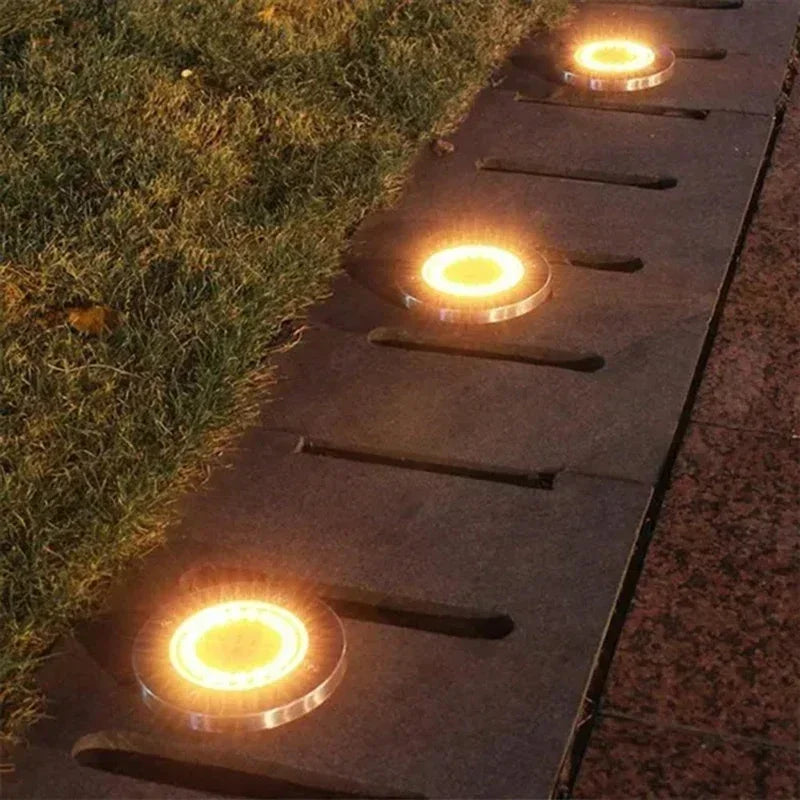 Solar Ground Lights — Warm White — photo 1