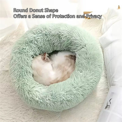Fluffy Donut Pet Bed — Cats & Small Dogs — photo 3