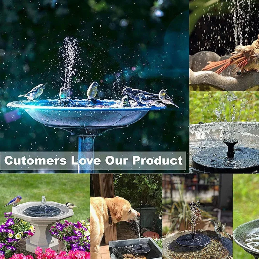 Solar Bird Bath Fountain Pump — photo 5