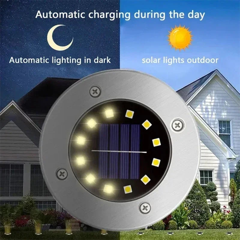 Solar Ground Lights — Warm White — photo 3