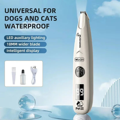 Quiet Pet Paw Trimmer with LED Light — photo 2
