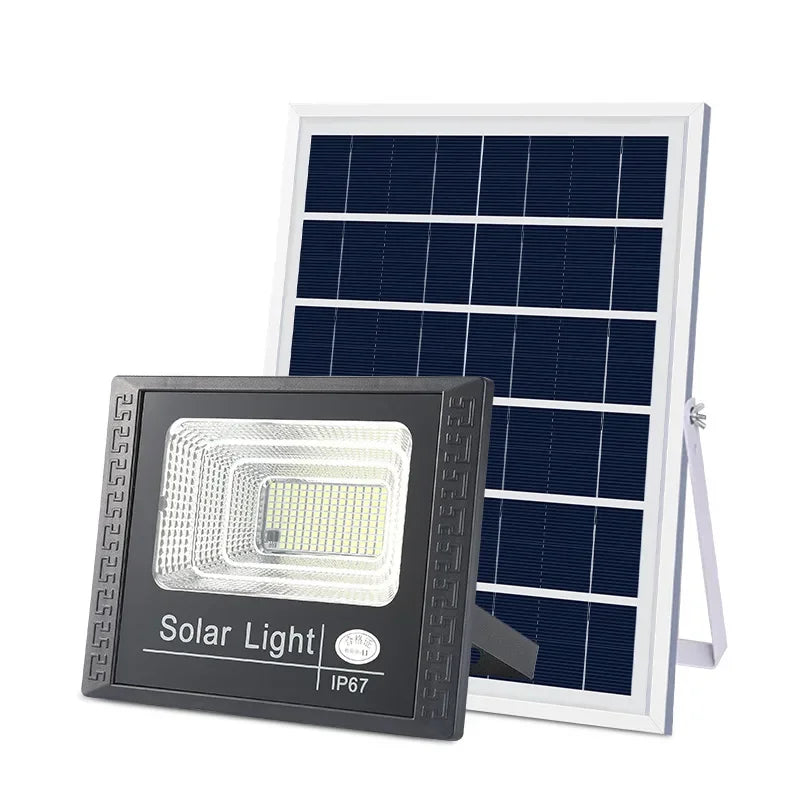 Solar Flood Light with Remote & Separate Panel — photo 2