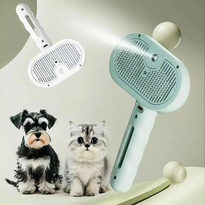 Self-Cleaning Mist Spray Pet Brush — photo 3