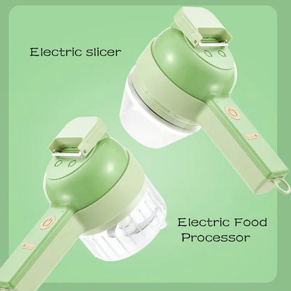 Cordless 4-in-1 Vegetable Chopper & Slicer — photo 3
