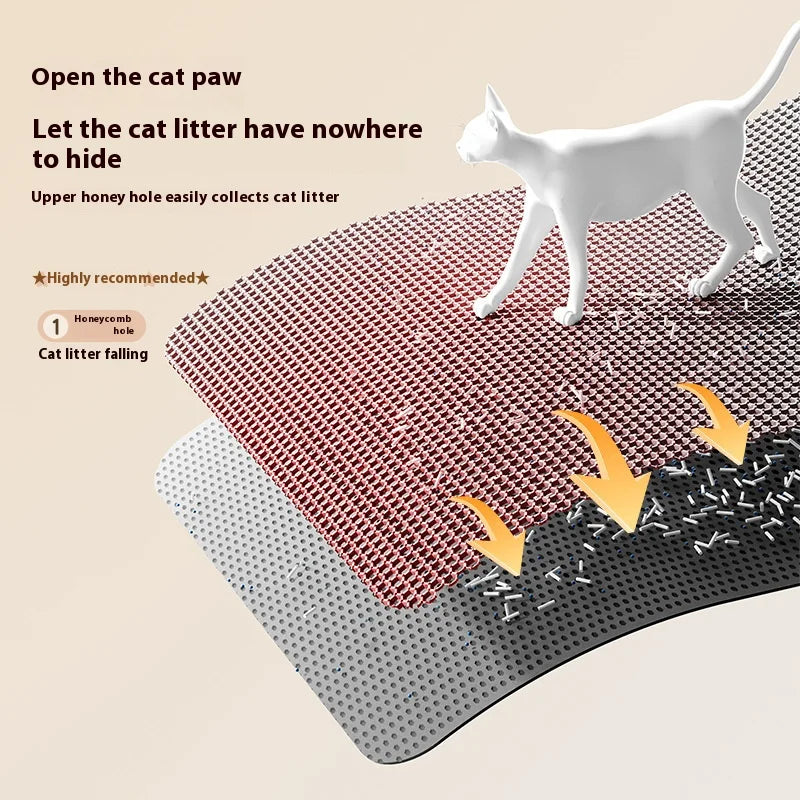 Double-Layer Cat Litter Trapping Mat — photo 3