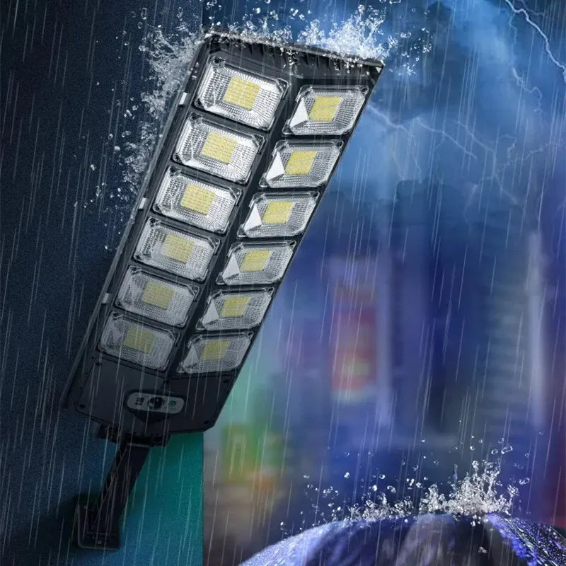 Solar Wall & Street Light with Motion Sensor & Remote — photo 3