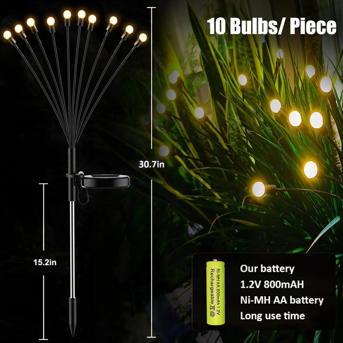 Solar Firefly Garden Lights — photo 4