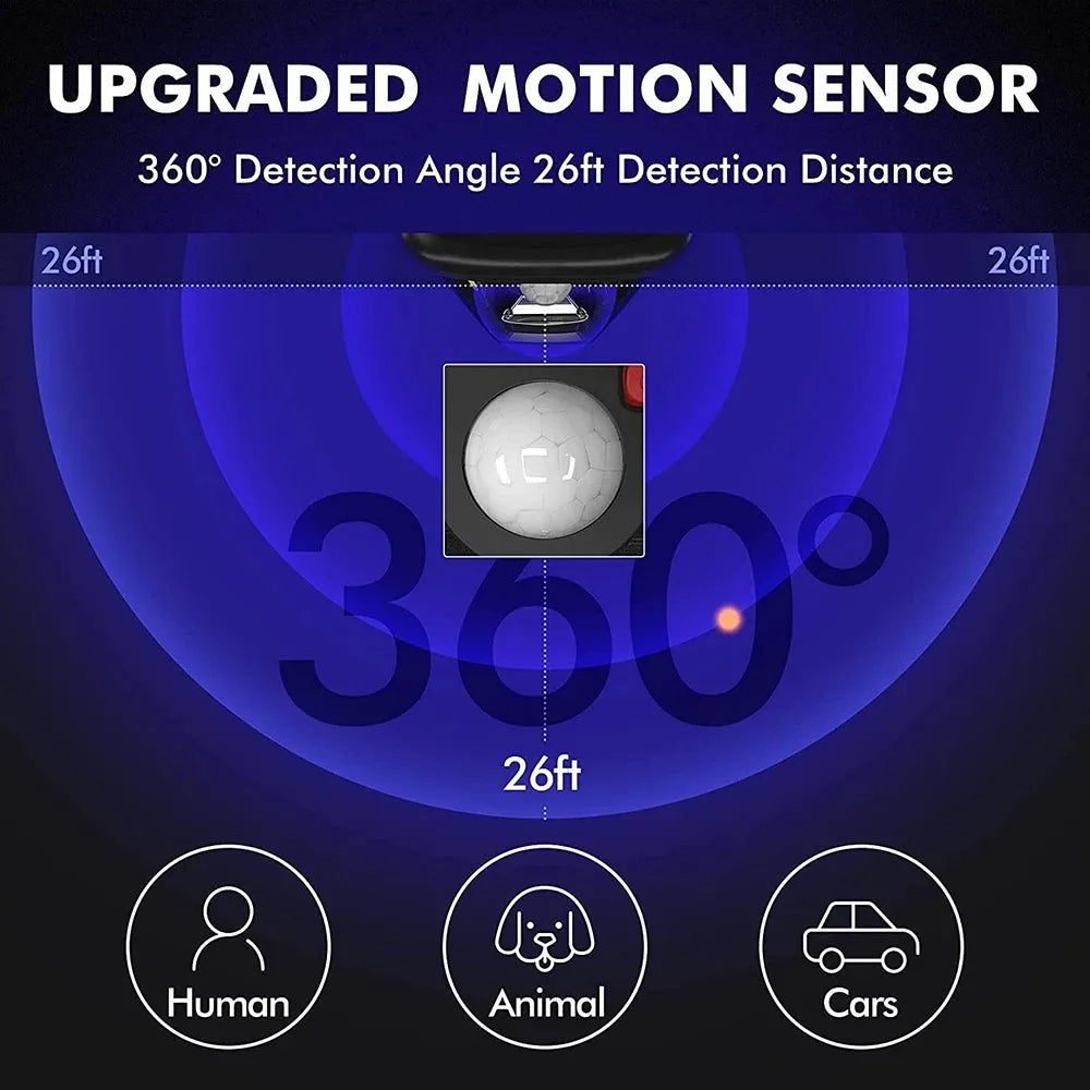 2-in-1 Solar Motion Sensor Lantern — Path Stake or Wall Mount — photo 4